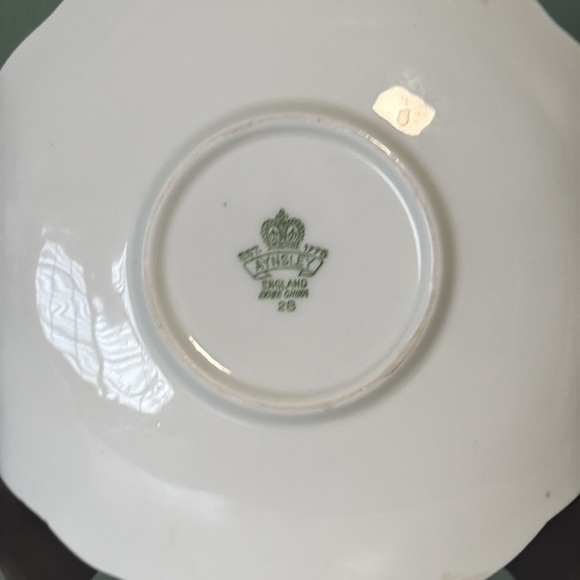 Aynsley light blue teacup saucer - Picture 4 of 4